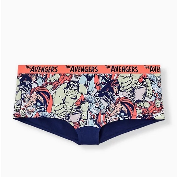 Torrid 4X Disney Marvel Avengers Plus Boyshorts Panties NWT - Picture 1 of 5